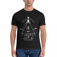 Bill Cipher (Hitam) Kaus Klasik Kaus Kebesaran Kaus