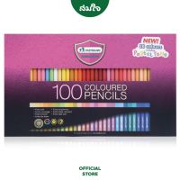 Master Art ดินสอสีไม้มาสเตอร์อาร์ต ดินสอสีไม้แท่งยาว ดินสอสีวาดรูป รุ่น Premium Grade 100 สี