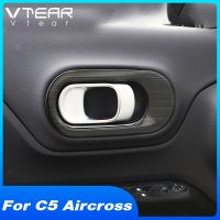 Vtear Car Inner Door Handle Trim Cover Stainless Steel Interior Auto Door sticker Accessories Parts For Citroen C5 Aircross 2021