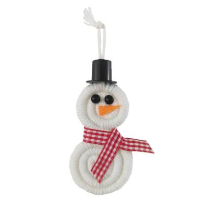 Snowman Christmas Tree Ornament 2022 Christmas Fabric Snowman Pendant Christmas Pendant Party Supplies for Outdoor Indoor active