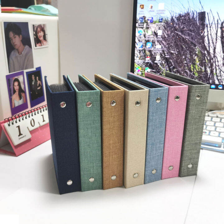 Album 6x9 bìa vải siêu đẹp Dear Moment đựng được 100 ảnh Lazada.vn