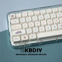 Kbdiy 122คีย์/ชุดปุ่มกด PBT  วิดีโอเกม XDA โปรไฟล์สวิตช์ MX DYE-SUB อะนิเมะสีขาวสำหรับกำหนดเองคีย์บอร์ดเล่นเกมกล