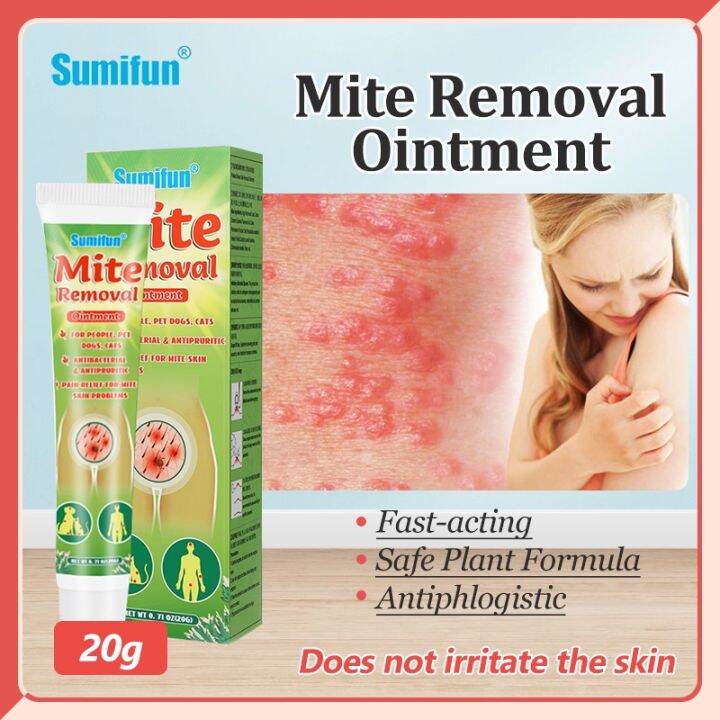 Sumifun 100Genuine Product Mite Removal Cream Anti Itch Cream Insect ...