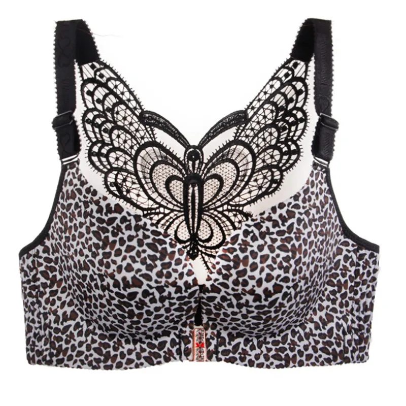 New Sexy Woman Bras Push Up Bra Butterfly Back & Front Closure