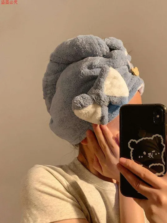 muji-high-quality-thickening-womens-cute-bowknot-dry-hair-cap-high-value-double-layer-thickened-super-absorbent-quick-drying-shower-cap-shampoo-head-towel