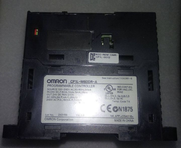 plc-omron-cp1l-m60dr-a-เหลือจากงาน-สภาพ-90