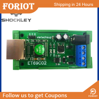 Foriot Shockley RS485 Modbus RTU TCP ไปยังเครือข่ายอีเทอร์เน็ตเซิร์ฟเวอร์ไคลเอ็นต์ UDP TCP MQTT เซิร์ฟเวอร์พอร์ตตัวแปลงสัญญาณอนุกรมสำหรับกล้อง PTZ PLC