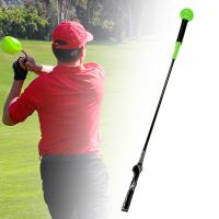 Moon STARer Golf Swing Trainer Swing Training Aid สำหรับ Chipping Grip Indoor Practice สีเขียว48นิ้ว