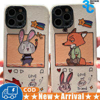 เคสนิ่มลายตัวการ์ตูน Zootopia เข้ากันได้กับ Iphone 14/13/12/11ซีรีส์ฝาครอบโทรศัพท์มือถือ