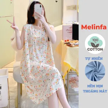 Váy ngủ 2 dây BÒ SỮA chất thun cotton siêu hót – Đầm ngủ mặc nhà dễ thương  V291 - Chân váy | ThờiTrangNữ.vn