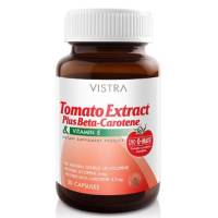 VISTRA Tomato Extract Plus Beta-Carotene 30 Capsules  วิสทร้า สารสกัดจากมะเขือเทศ