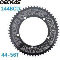 Deckas 144BCD ห่วงโซ่จักรยานฟิกซ์เกียร์,จักรยานลู่ฟิกซ์เกียร์44 46 48 50 52 54 56 56T จานหน้า144 Bcd ฟัน1/2*1/8