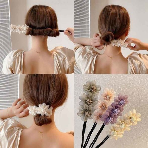 korean-new-style-hair-artifact-simple-retro-ball-hair-clip-flower-headband-for-women-fashion-hair-accessories-gifts