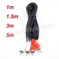 Chaunceybi Male to 2 Cable Stereo Audio for DVD TV Sound Amplifier