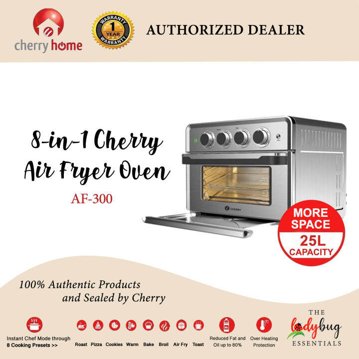 8 IN 1 Cherry Air Fryer Oven AF300 (25L Capacity) | Lazada PH