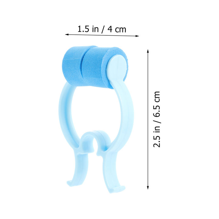 etereauty-20ชิ้นคลิปหยุดจมูกคลิปหนีบจมูกคลิปจุกจมูกโพรงจมูกคลิปการฝึกอบรมปอดหายใจ