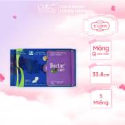 Băng vệ sinh thảo dược Doctor Care ban đêm 33.8cm siêu thấm hút an toàn