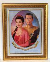 กรอบสองชั้น ภาพพระสุพรรณกัลยา พระเนเรศวรมหาราช