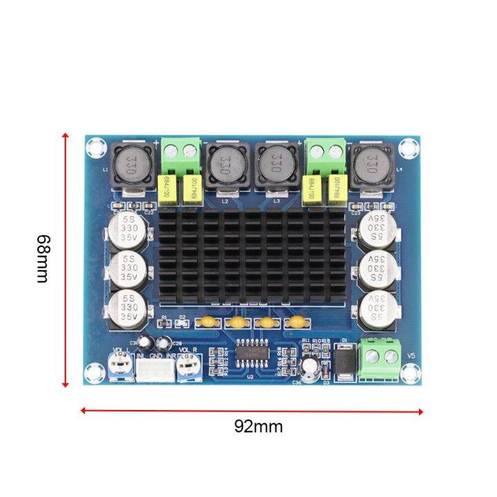 คุณภาพดีบอร์ดเครื่องขยายเสียงพลังสูงแบบ-d2-dc-12v-24v-120w-2-tpa3116