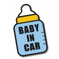 สติ๊กเกอร์ Baby in car #ขวดนม