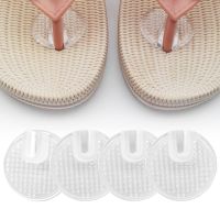 ♦☎☽ 1 Pair Transparent Gel Shoes Inserts Shoe-Pad Cushion Flip flop Sandals Toe Separator Silicon Shoe Pads New Summer Slippers Pads