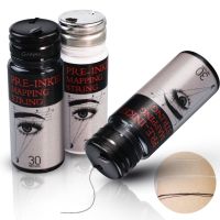 hot【cw】 30m Black/White Microblading Mapping String Pre-Inked Eyebrow Thread Brows Pre Inked