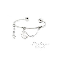 Fyne Fories Nocturne Bangle ♡ กำไลห้อยพระจันทร์และสายลายดาว ♡ fynefories