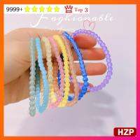HZP สร้อยข้อมือคริสตัลเคลือบสี4มม. สำหรับผู้หญิงที่มีความรู้สึกดีของขวัญสร้อยข้อมือเคลือบสีสำหรับแฟน