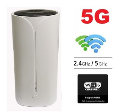 5G CPE Wireless Router 5G เร้าเตอร์ ใส่ซิม 5G รองรับ 3CA,5G 4G 3G AIS,DTAC,TRUE,NT, Indoor and Outdoor WiFi-6 Intelligent Wireless Access router (CPE)