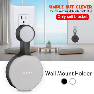 1Pc Outlet Wall Mount Stand Hanger Holder For Google Mini Voice Assistant Portable Home/nest V6Y1
