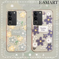 เคสมือถือสำหรับ VIVOV29E V29 Pro ปลอกฝาหลังลายดอกไม้พร้อมซิลิโคนนิ่มสำหรับแฟชั่นและป้องกันการตกเคสโทรศัพท์ VIVO V29 Pro V29E