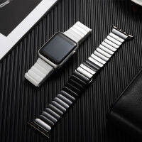 กล่องเซรามิคสำหรับ Band 44มม. 40มม. 4238มม. หัวเข็มขัดผีเสื้อ Watchband Link สร้อยข้อมือ Serie 5 4 3 Se 6