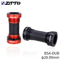 ZTTO MTB จักรยาน BSA DUB วงเล็บด้านล่างจักรยาน BB ปิดผนึกแบริ่งด้าย68 73มม. BSA68 28.99มม. Spline แกน Mountain Road Bike