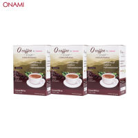 Onami O coffee  กาแฟโอนามิ แพ็ค 3 กล่อง  กาแฟเพื่อสุขภาพ (โอนามิ 100%)