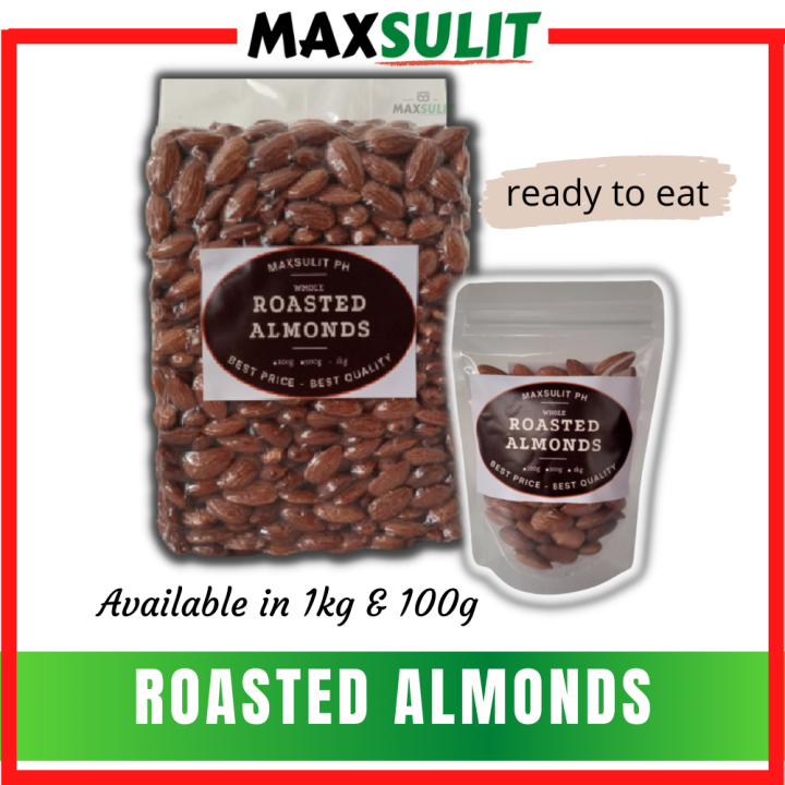 MaxSulit Roasted Almonds Keto Snacks Lazada PH