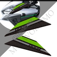 Tank Pad Stickers Decals Protection For Kawasaki VERSYS 1000 SE LT Windshield Windscreen Screen Handshield Wind Deflector Decals  Emblems