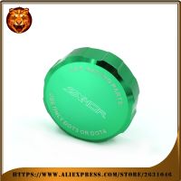 Front Brake Master Cylinder Fluid Reservoir Cover Cap For ZX10R ZX-10 NINJA 2015 13 Motorcycle Accessories With Logo Green