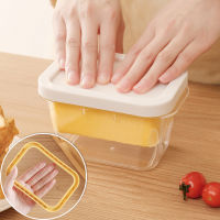 Convenient Box Cutter Butter Dish With Lid Fridge Storage Container Lid-covered Storage Container Rectangular Cheese Keeper