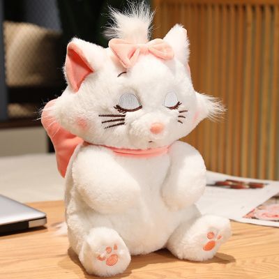 ♈☎ AEOZAD Disney-Brinquedos de pelúcia kawaii para crianças gato branco bicho pelúcia coisas anime boneca cartoon presente Natal aristocats 30 cm 45cm
