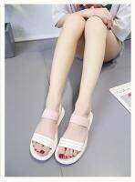 Womens Sandals รองเท้าแตะรัดส้น 2สาย น้ำหนักเบาสบาย ไม่ลื่น สไตล์เกาหลี (2สี) S004