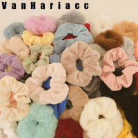 เกาหลีสี Scrunchies น่ารักอุปกรณ์เสริมผูกผม