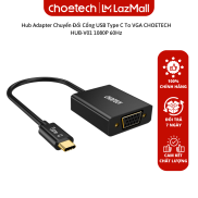 Hub Adapter Chuyển Đổi Cổng USB Type C To VGA CHOETECH HUB-V01 1080P 60Hz