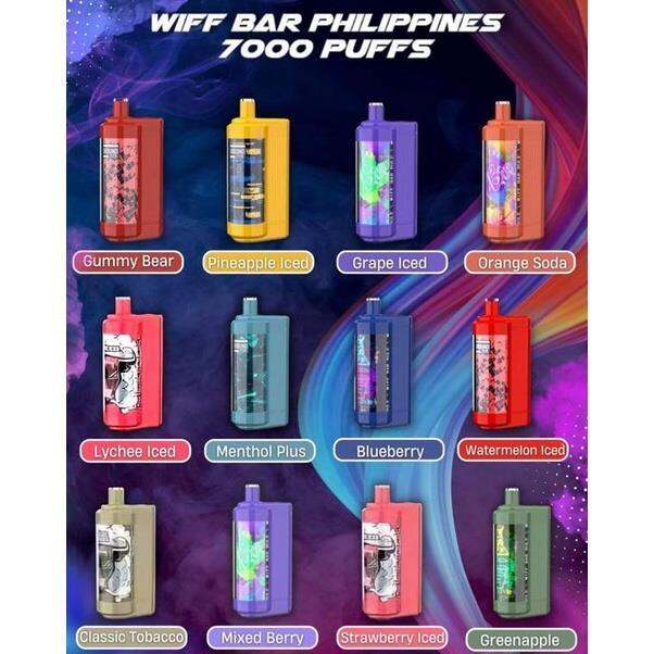 Wiff Bar up to 7000 Puffs Disposable Vape Pod Legit Vaping 3 Streng08