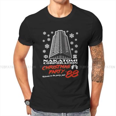 Die Hard Movie Christmas Party 1988 Bruce Willis Man TShirt Nakatomi Plaza Corporation Polyester T Shirt Sweatshirts New Trend Size XS-4XL