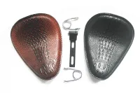 รถจักรยานยนต์3 "Solo ฤดูใบไม้ผลิสีดำสีน้ำตาล Driver Seat Pad Saddle Mount cket สำหรับ Sportster 883 Bobber Chopper