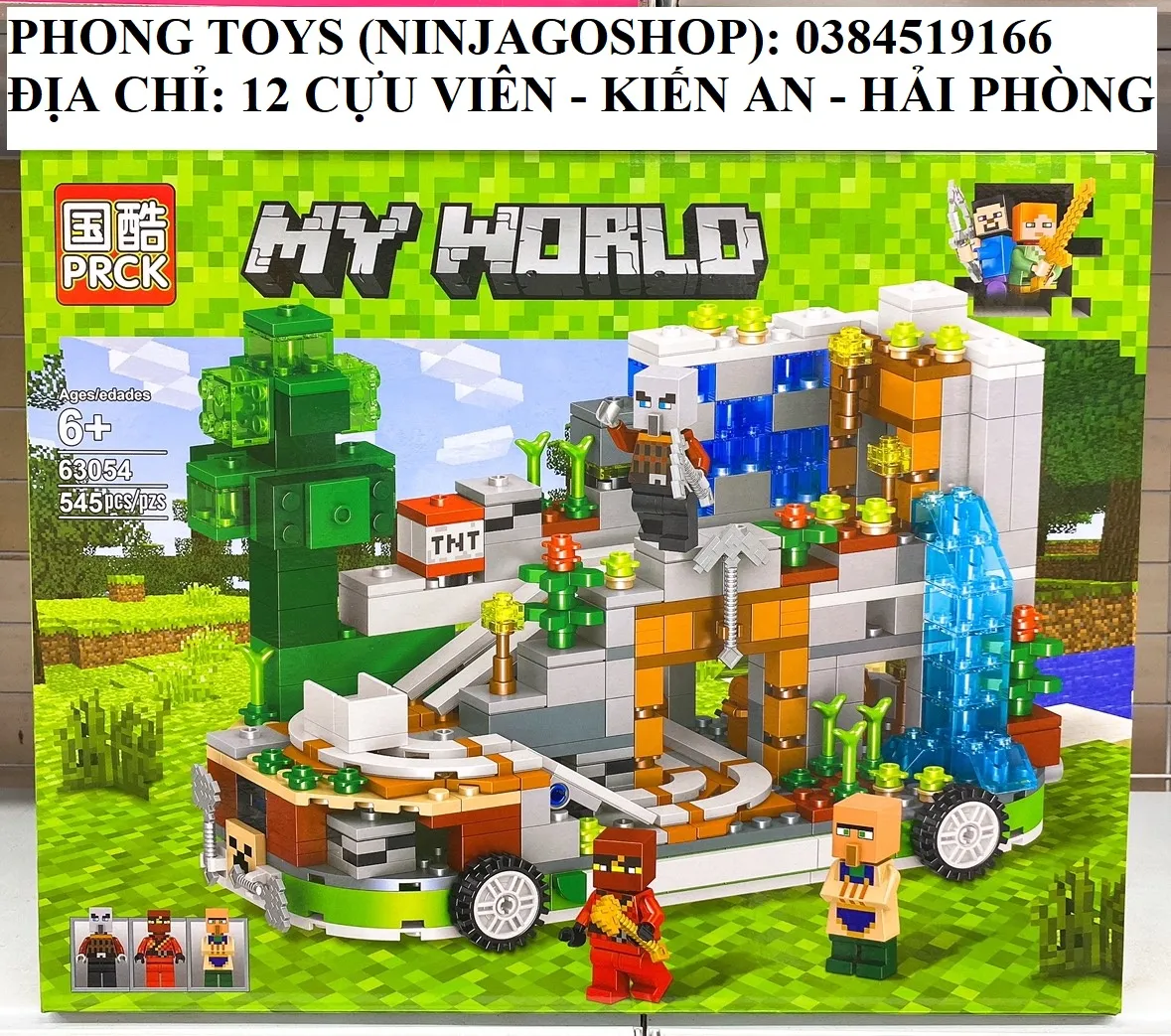 Có sẵn] Lắp ráp xếp hình LEGO My World PRCK 63054 : Căn nhà di ...