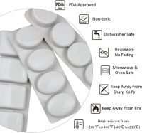 แม่พิมพ์ซิลิโคน กลม รี สี่เหลี่ยม 4 ช่อง, 4 cavities Round Oval Rectangular Silicone แม่พิมพ์ขนมอบ ช็อคโกแลต สบู่ก้อน สำหรับทำสบู่ DIY, การทำเทียน, ดินโพลิเมอร์