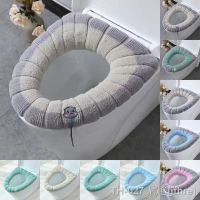 【LZ】❦✠  Toilet Seat Home Winter Winter Warm Closestool Cushion Mat Washable Bathroom Accessories Universal Elastic Knitting Toilet Cover