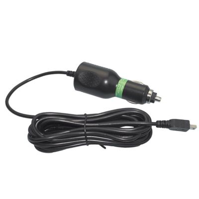อะแดปเตอร์ชาร์จไฟในรถ DC 5V 2A Mini USB สายเคเบิลสำหรับกล้อง GPS 3.5ม.