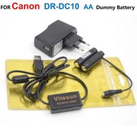 DR-DC10 DC Coupler AA Dummy Battery+CA-PS800+5V3A Charger USB Drive Cable For Canon A1300 A1400 A800 A810 SX150 IS SX160